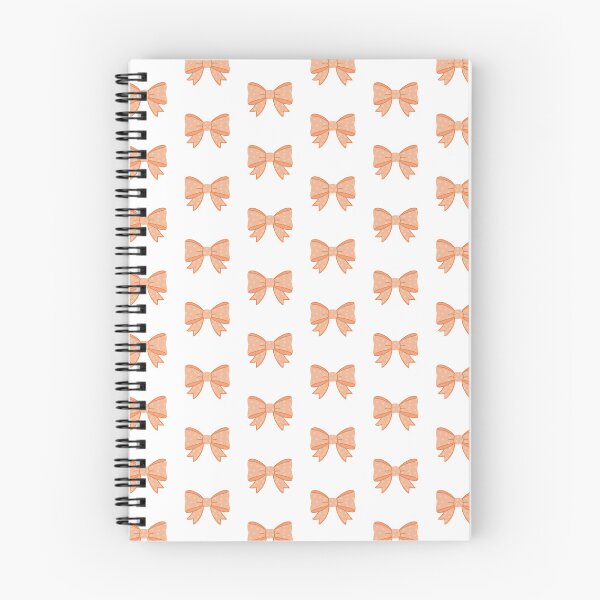 Item preview, Light Orange Polka Dot Bow | Cute Kawaii Aesthetic Ribbon Design designed and sold by PinFlick.