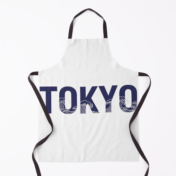 Item preview, Tokyo Negative-Space Wave Typography — Minimal Kanagawa Cutout Wordmark designed and sold by Momay-designer.