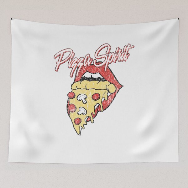 Item preview, Pizza Spirit Retro Graphic Design designed and sold by The secret storage room.