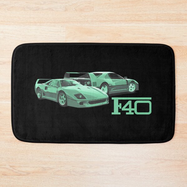 Item preview, Ferrari F40 Green Neon Retro Supercar Art designed and sold by RichaSaad.