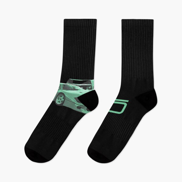 Item preview, Ferrari F40 Green Neon Retro Supercar Art designed and sold by RichaSaad.