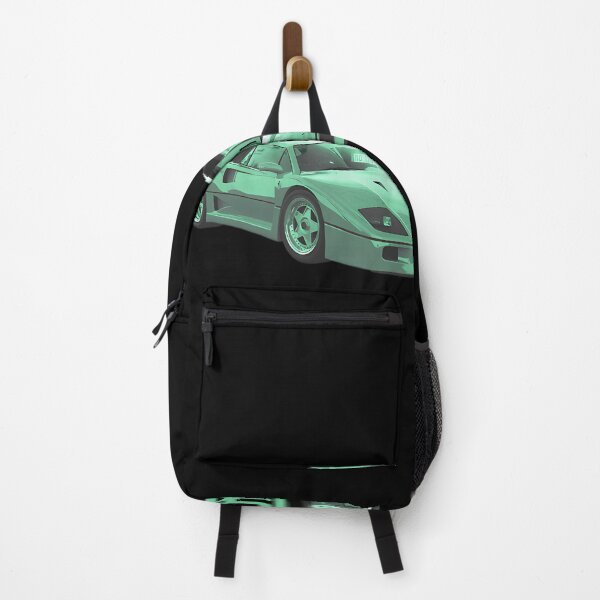 Item preview, Ferrari F40 Green Neon Retro Supercar Art designed and sold by RichaSaad.