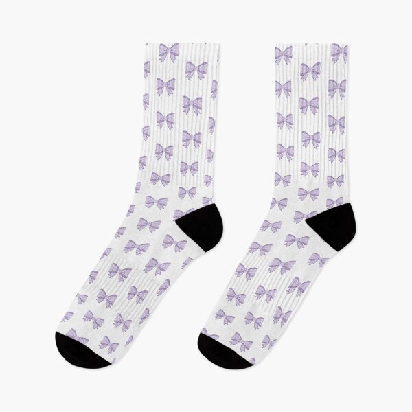 Item preview, Purple Bow with Hearts | Cute Kawaii Aesthetic Ribbon Design designed and sold by PinFlick.