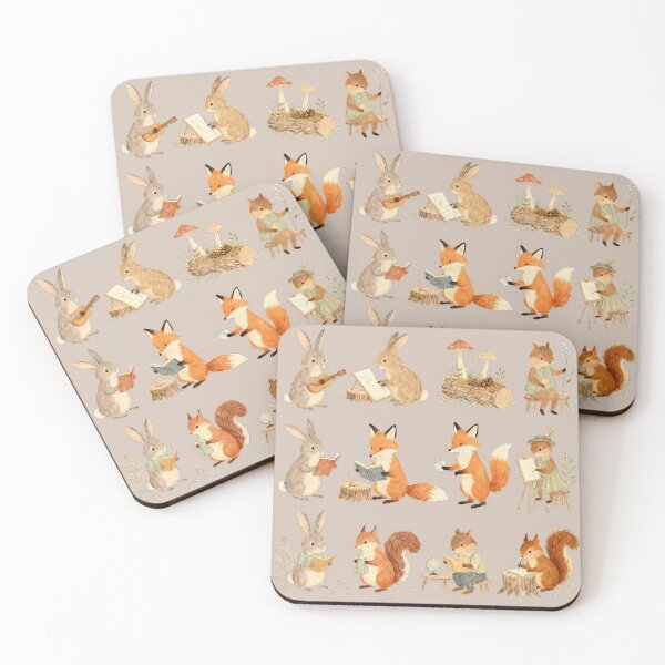 Item preview, Whimsical Woodland Animals designed and sold by OrdinarySeams.