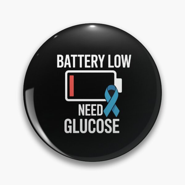 Item preview, Battery Low Need Glucose t1d Diabetes Awareness designed and sold by LeeEvans222.