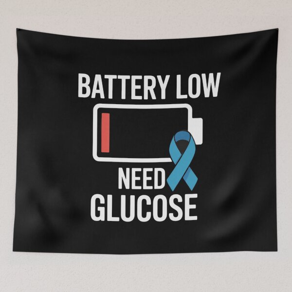 Item preview, Battery Low Need Glucose t1d Diabetes Awareness designed and sold by LeeEvans222.