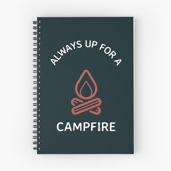 Item preview, Always Up for a Campfire Camping Gift designed and sold by Salzedoashop.