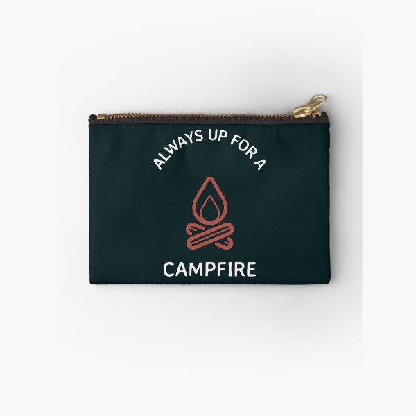 Item preview, Always Up for a Campfire Camping Gift designed and sold by Salzedoashop.