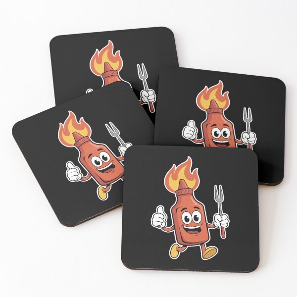 Item preview, BBQ Hot Sauce Mascot, Spicy Grilling Humor designed and sold by LeeEvans222.