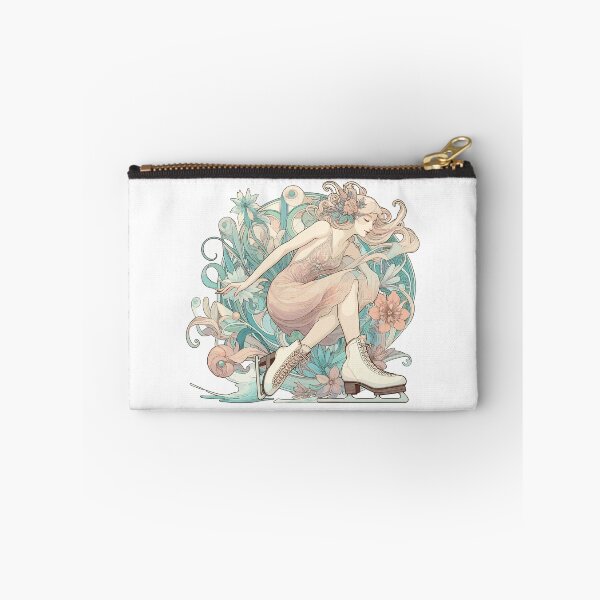 Item preview, Ice Skating Woman Art Nouveau Gift designed and sold by Pineapple-Tree.