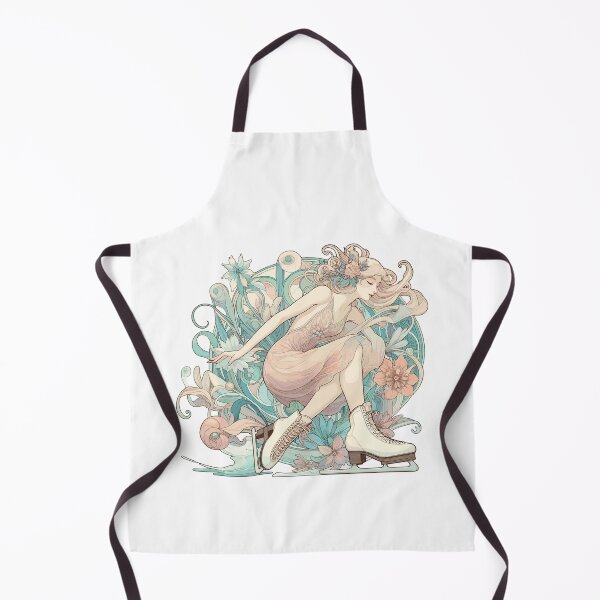 Item preview, Ice Skating Woman Art Nouveau Gift designed and sold by Pineapple-Tree.