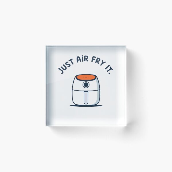 Item preview, Just Air Fry It – Minimalist Air Fryer Kitchen Pun designed and sold by EmeraldeaArt.