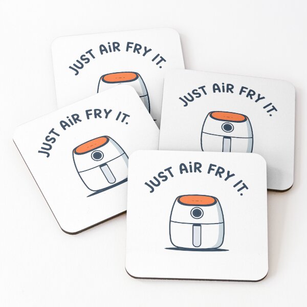 Item preview, Just Air Fry It – Minimalist Air Fryer Kitchen Pun designed and sold by EmeraldeaArt.