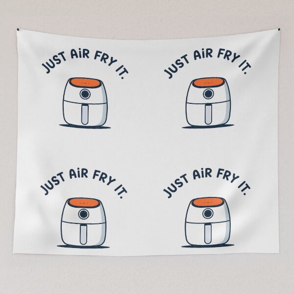 Item preview, Just Air Fry It – Minimalist Air Fryer Kitchen Pun designed and sold by EmeraldeaArt.