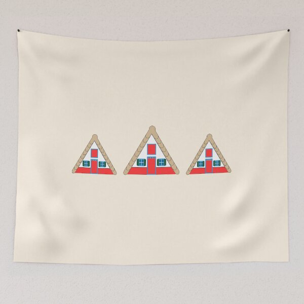 Item preview, Santana Madeira Houses – Trio of Traditional Portuguese Cottages designed and sold by katerin17.