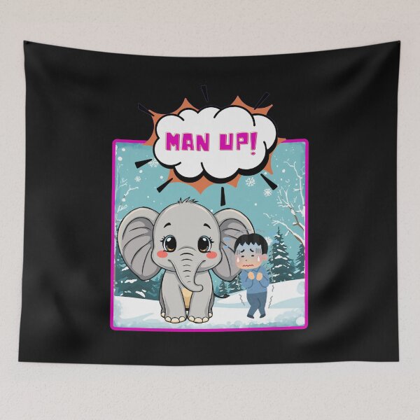 Item preview, man up it's not that cold designed and sold by aledfychan.