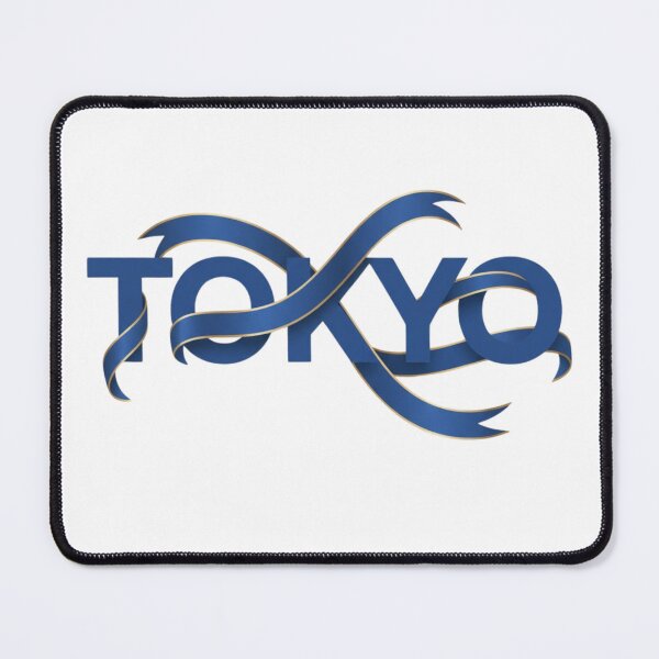 Item preview,  Tokyo Abstract Wave Ribbon Typography — Sculptural Kanagawa-Inspired Wordmark designed and sold by Momay-designer.