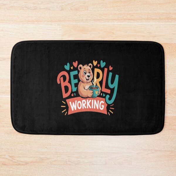 Item preview, Bearly Working Pun for Slacker Easy Job Employee designed and sold by LeeEvans222.