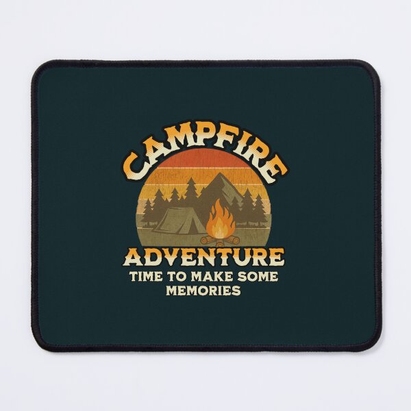 Item preview, Campfire Adventure Vintage Camping Outdoor Retro Men Women designed and sold by Salzedoashop.