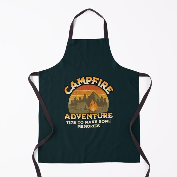 Item preview, Campfire Adventure Vintage Camping Outdoor Retro Men Women designed and sold by Salzedoashop.
