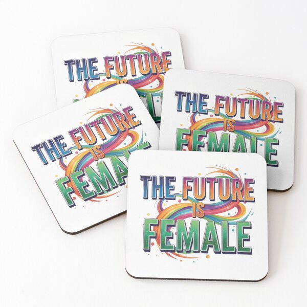 Item preview, The Future is Female – Feminist Quote Design for Women Empowerment designed and sold by Rockz-Fashion.