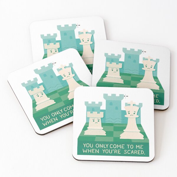 Item preview, You Only Come to Me When You’re Scared - Castling Under Pressure designed and sold by PawnShiftGoods.