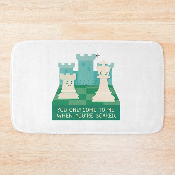 Item preview, You Only Come to Me When You’re Scared - Castling Under Pressure designed and sold by PawnShiftGoods.