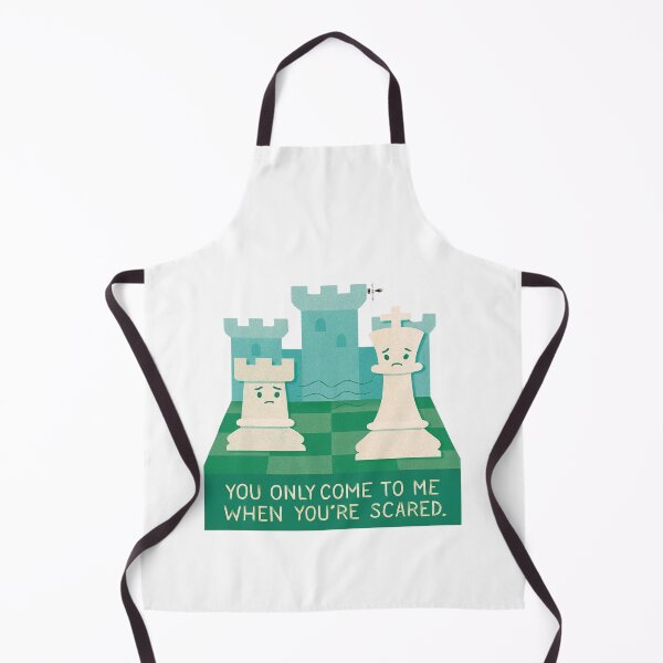 Item preview, You Only Come to Me When You’re Scared - Castling Under Pressure designed and sold by PawnShiftGoods.