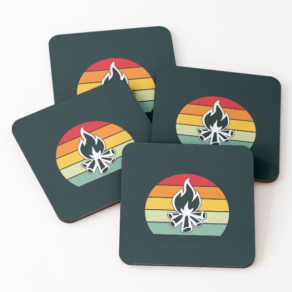 Item preview, Campfire Sunset - Camping Hiking Outdoors designed and sold by Salzedoashop.