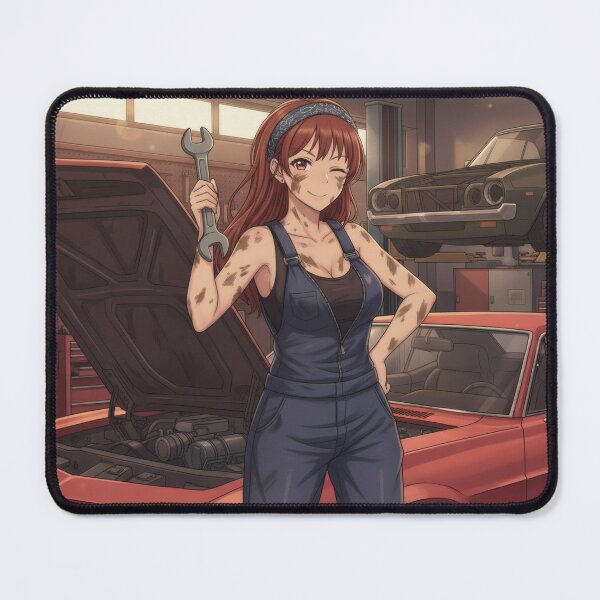 Item preview, Waifu Mechanic – Anime Garage Car Art designed and sold by GerwantSHOP.