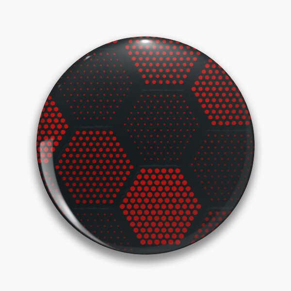 Item preview, Red Hexagon Matrix designed and sold by Kaleidoscope Print.
