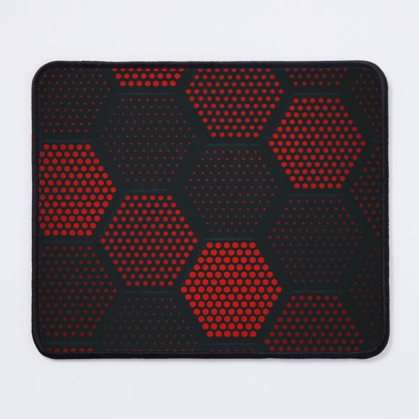 Item preview, Red Hexagon Matrix designed and sold by Kaleidoscope Print.
