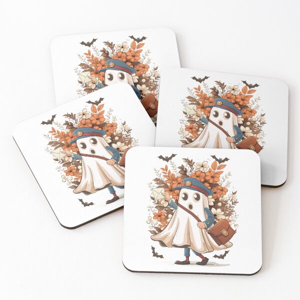 Item preview, Halloween Postal Service Ghost – Spooky Mail Delivery designed and sold by ArtsyExplorer.