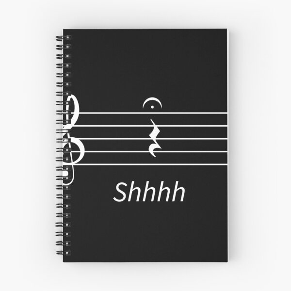 Item preview,  Music Quarter Rest Fermata Shhhh designed and sold by ErinHeid.