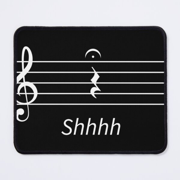 Item preview,  Music Quarter Rest Fermata Shhhh designed and sold by ErinHeid.