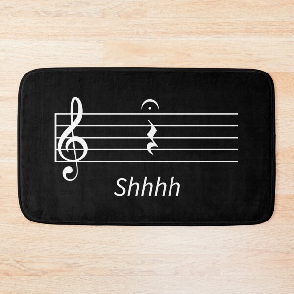Item preview,  Music Quarter Rest Fermata Shhhh designed and sold by ErinHeid.