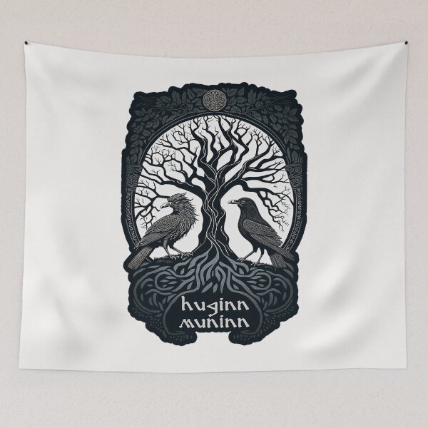 Item preview, Huginn And Muninn designed and sold by Anjntic436.