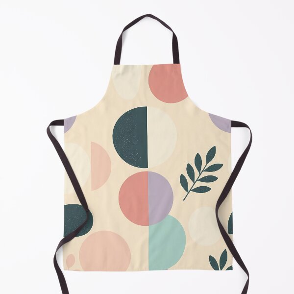 Item preview, Leaves & Geometric Shapes, Abstract Pastel Modern, Abstract Stylize, Repeated Texture Pattern (image size 8320x12480) designed and sold by Digital-Davinci.
