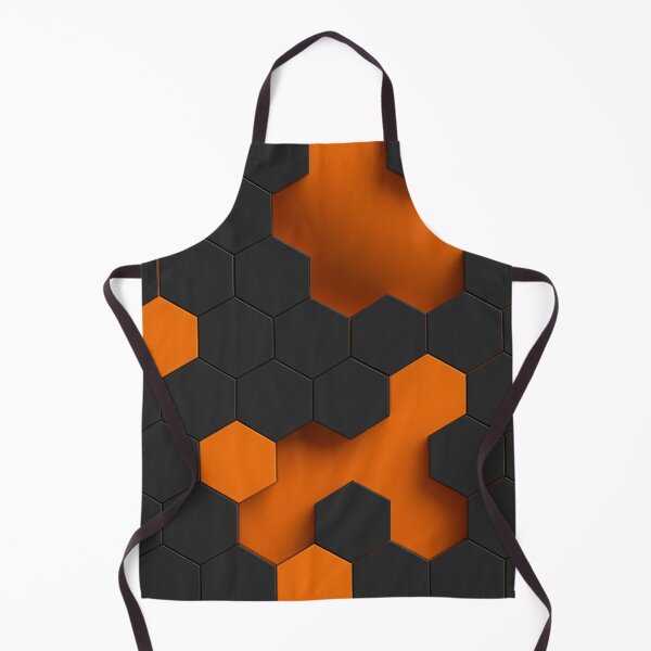 Item preview, Orange Hex Glow designed and sold by Kaleidoscope Print.