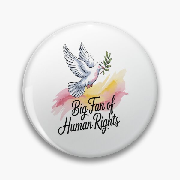 Item preview, Big Fan of Human Rights Dove Peace Equality Advocate  designed and sold by JonBarnes22.