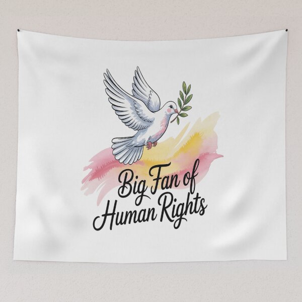 Item preview, Big Fan of Human Rights Dove Peace Equality Advocate  designed and sold by JonBarnes22.