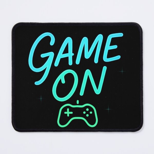 Item preview, Game On Neon Design – Green & Blue Glow Typography with Controller for Gamers, Stickers & Apparel designed and sold by DailyVibesCo.