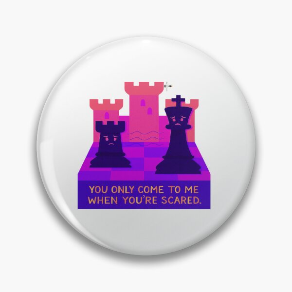 Item preview, You Only Come to Me When You’re Scared  (Parachute Variant)  - Castling Under Pressure designed and sold by PawnShiftGoods.