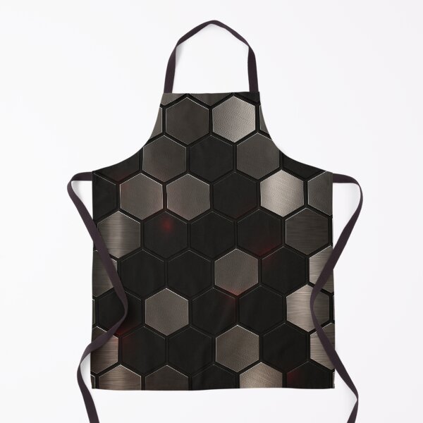 Item preview, Metallic Hex Glow designed and sold by Kaleidoscope Print.