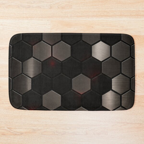 Item preview, Metallic Hex Glow designed and sold by Kaleidoscope Print.