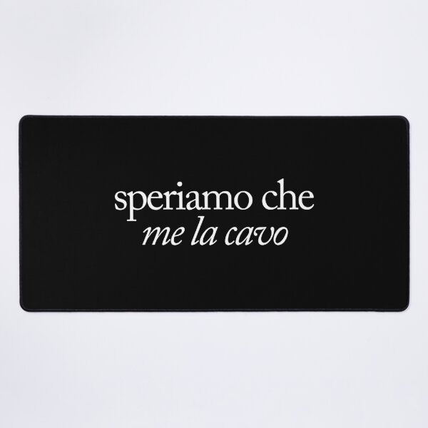 Aperçu de l'œuvre Speriamo che me la cavo créée et vendue par SpilloDesign.