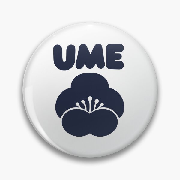 Item preview, Ume Blossom Illustration – Japanese Plum Flower Graphic – Navy designed and sold by StudioMeggi.