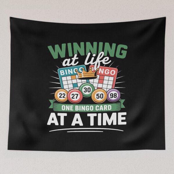 Item preview, Bingo Gambling Design Winning At Life One Bingo Card designed and sold by JonBarnes22.