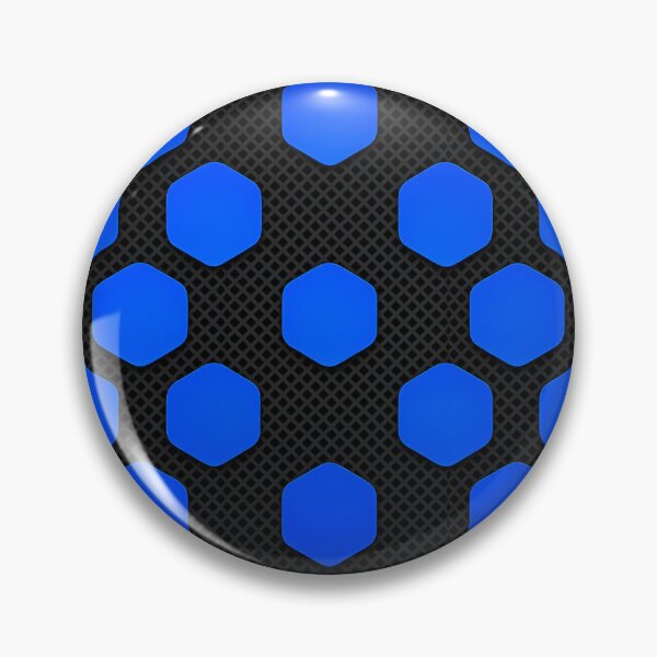 Item preview, Blue Hexagon Grid designed and sold by Kaleidoscope Print.