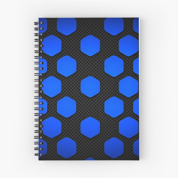 Item preview, Blue Hexagon Grid designed and sold by Kaleidoscope Print.